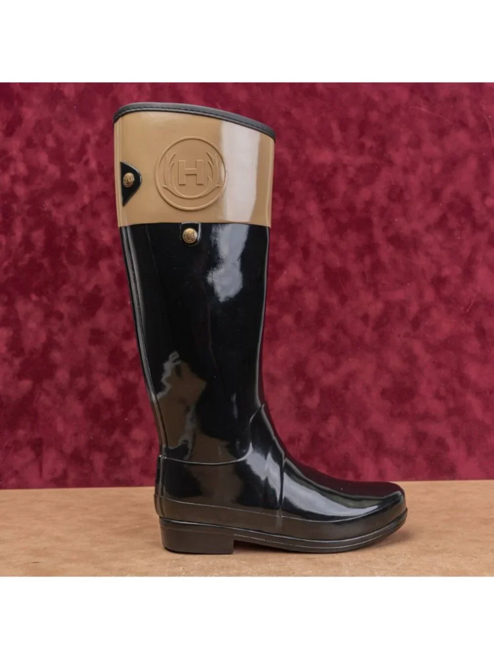 Hunter Women Regent Farm Barn Riding Equestrian Wellies Rubber Boots 6US EUR37
